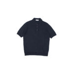 Gran Sasso (グランサッソ) Silk Knit Polo Shirt (シルクニットポロシャツ) SETA (シルク 100%) シルク ニット ポロシャツ NAVY (ネイビー・597) made in italy (イタリア製) 2020 春夏新作 【入荷しました】【フリー分発売開始】のイメージ