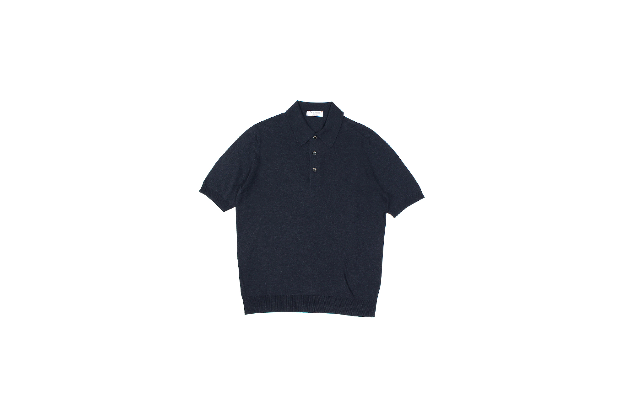 Gran Sasso (グランサッソ) Silk Knit Polo Shirt (シルクニットポロシャツ) SETA (シルク 100%) シルク ニット ポロシャツ NAVY (ネイビー・597) made in italy (イタリア製) 2020 春夏新作 【入荷しました】【フリー分発売開始】 愛知 名古屋 altoediritto アルトエデリット