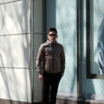 HERNO(ヘルノ) Monogram Jacket (モノグラム ジャケット) モノグラム × メッシュ リバーシブル ナイロン フードブルゾン BEIGE (ベージュ・2600) Made in italy (イタリア製) 2020 春夏新作のイメージ