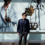 ISAIA (イザイア) POMPEI (ポンペイ) ウールシルク ホップサック サマー ジャケット NAVY (ネイビー・810) Made in italy (イタリア製) 2020 春夏新作のイメージ