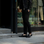 RICHARD J.BROWN(リチャードジェイブラウン) SINGAPORE (シンガポール) ストレッチ リヨセル パンツ BLACK (ブラック・T166 999) MADE IN ITALY (イタリア製) 2020 春夏新作のイメージ