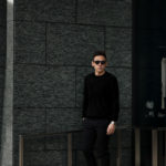 Settefili Cashmere (セッテフィーリ カシミア) Pile Knit Sweater パイルニットセーター BLACK (ブラック・GD03) made in italy (イタリア製)  2020 春夏新作のイメージ