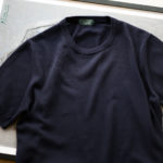 ZANONE(ザノーネ) Knit T-shirt (ニット Tシャツ) コットンニット Tシャツ NAVY (ネイビー・Z0542) made in italy (イタリア製) 2020 春夏新作   【入荷しました】【フリー分発売開始】のイメージ