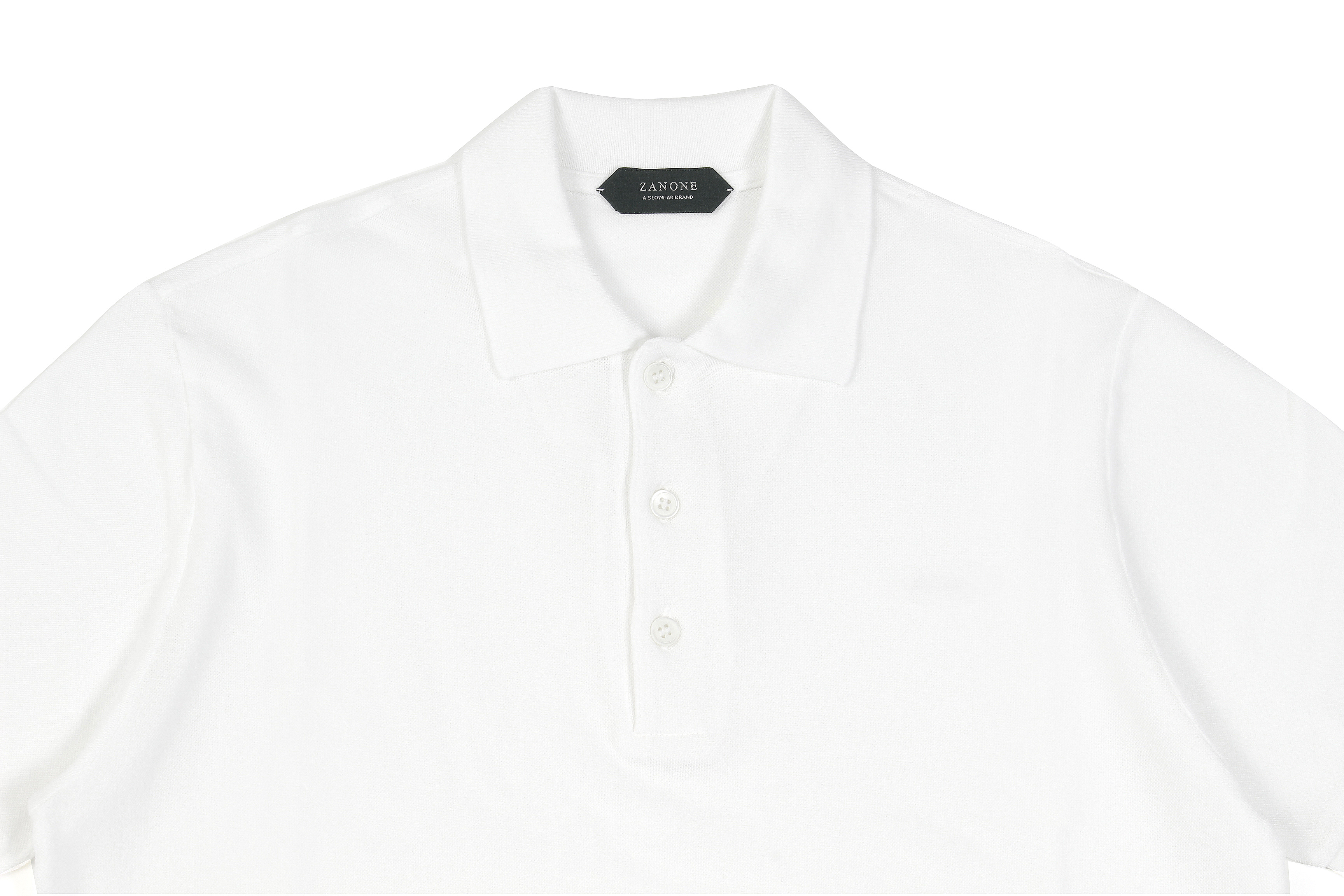 ZANONE(ザノーネ) Pique Polo Shirt ice cotton アイスコットン ピケポロシャツ WHITE (ホワイト・Z0001) made in italy (イタリア製) 2020 春夏新作 愛知 名古屋 altoediritto アルトエデリット ポロシャツ