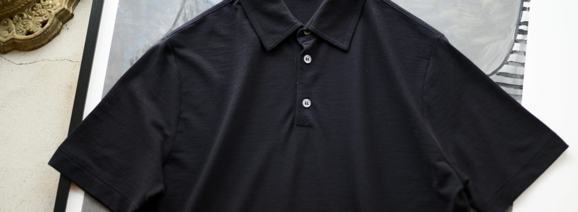 ZANONE(ザノーネ) Polo Shirt ice cotton アイスコットン ポロシャツ NAVY (ネイビー・Z0542) made in italy (イタリア製) 2020春夏新作 愛知 名古屋 altoediritto アルトエデリット