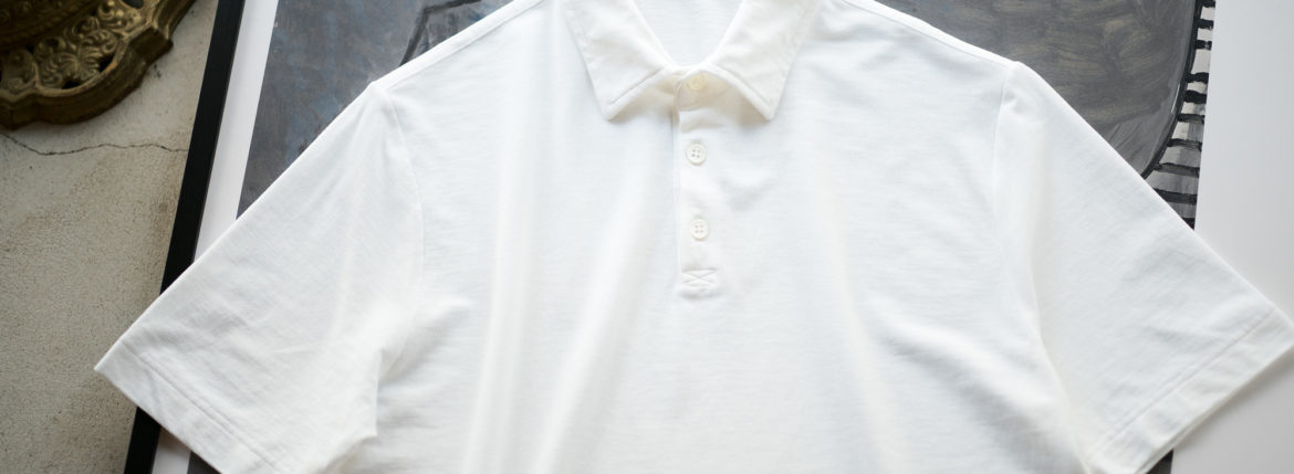 ZANONE(ザノーネ) Polo Shirt ice cotton アイスコットン ポロシャツ WHITE (ホワイト・Z0001) made in italy (イタリア製) 2020春夏新作 愛知 名古屋 altoediritto アルトエデリット