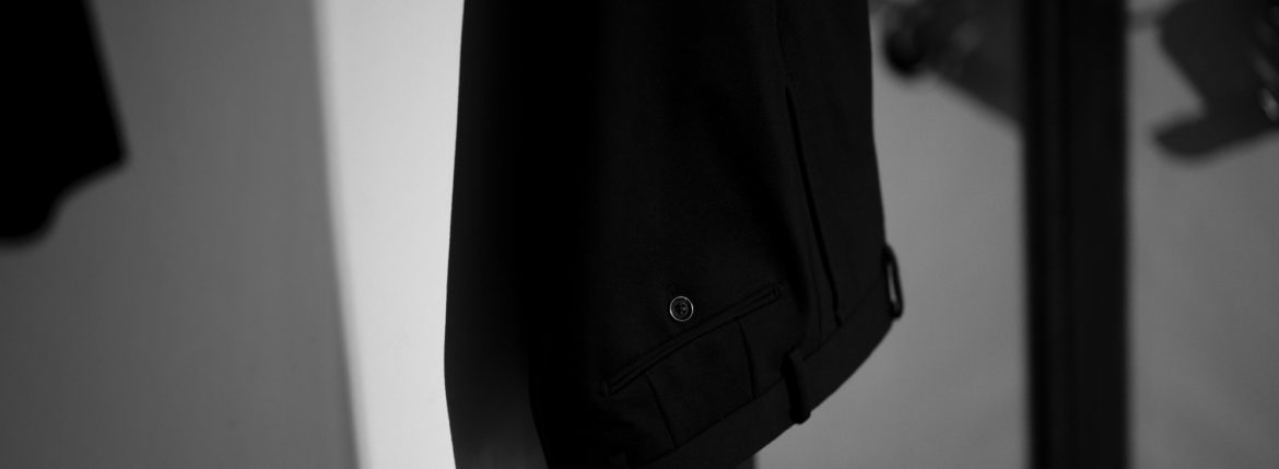 cuervo bopoha (クエルボ ヴァローナ) Sartoria Collection (サルトリア コレクション) Brad (ブラッド) 2WAY SUPER COMFORT JERSEY ストレッチ ジャージ スラックス BLACK (ブラック) MADE IN JAPAN (日本製) 2020 秋冬 愛知 名古屋 altoediritto アルトエデリット 黒スラックス スラックスコーデ