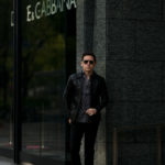 cuervo bopoha (クエルボ ヴァローナ) Satisfaction Leather Collection (サティスファクション レザー コレクション) East West(イーストウエスト)  SMOKE(スモーク) BUFFALO LEATHER (バッファロー レザー) レザージャケット BLACK(ブラック) MADE IN JAPAN (日本製) 2020 春夏新作のイメージ