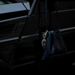 cuervo bopoha(クエルボ ヴァローナ) Satisfaction Leather Collection (サティスファクション レザー コレクション) FLOYD(フロイド) Crocodile Leather(クロコダイルレザー) レザードローストリングバック 巾着 NAVY (ネイビー) Made in Japan(日本製) 2020【Special Model】のイメージ