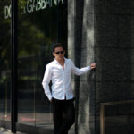 Finamore (フィナモレ) SEUL ITALIAN COLOR STRETCH COTTON SHIRTS ストレッチコットン ワンピースカラー シャツ WHITE (ホワイト・01) made in italy (イタリア製) 2020 春夏新作のイメージ