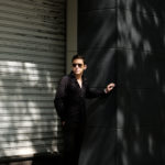 Finamore (フィナモレ) SEUL ITALIAN COLOR STRETCH COTTON SHIRTS ストレッチコットン ワンピースカラー シャツ BLACK (ブラック) made in italy (イタリア製) 2020 春夏新作のイメージ