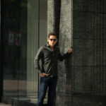 Finamore (フィナモレ) SEUL ITALIAN COLOR STRETCH COTTON SHIRTS ストレッチコットン ワンピースカラー シャツ OLIVE (オリーブ) made in italy (イタリア製) 2020 春夏新作のイメージ