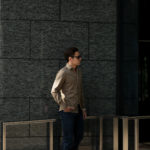 Finamore (フィナモレ) SEUL ITALIAN COLOR COTTON POPLIN SHIRTS コットンポプリン ワンピースカラー シャツ BEIGE (ベージュ・39) made in italy (イタリア製) 2020 春夏新作のイメージ