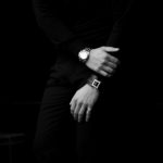 FIXER(フィクサー) LEATHER BRACELET 925 STERLING SILVER(925 スターリングシルバー) カーフ レザー ブレスレット BLACK (ブラック) 【発売開始】のイメージ