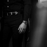 Georges de Patricia (ジョルジュ ド パトリシア) Shadow (シャドウ) 925 STERLING SILVER (925 スターリングシルバー) Calf Leather カーフレザー ベルト NOIR (ブラック) 2020のイメージ