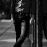 Georges de Patricia (ジョルジュ ド パトリシア) Shadow (シャドウ) 925 STERLING SILVER (925 スターリングシルバー) Calf Leather カーフレザー ベルト NOIR (ブラック) 2020のイメージ