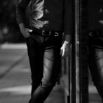 Georges de Patricia (ジョルジュ ド パトリシア) Shadow (シャドウ) 925 STERLING SILVER (925 スターリングシルバー) Calf Leather カーフレザー ベルト NOIR (ブラック) 2020のイメージ