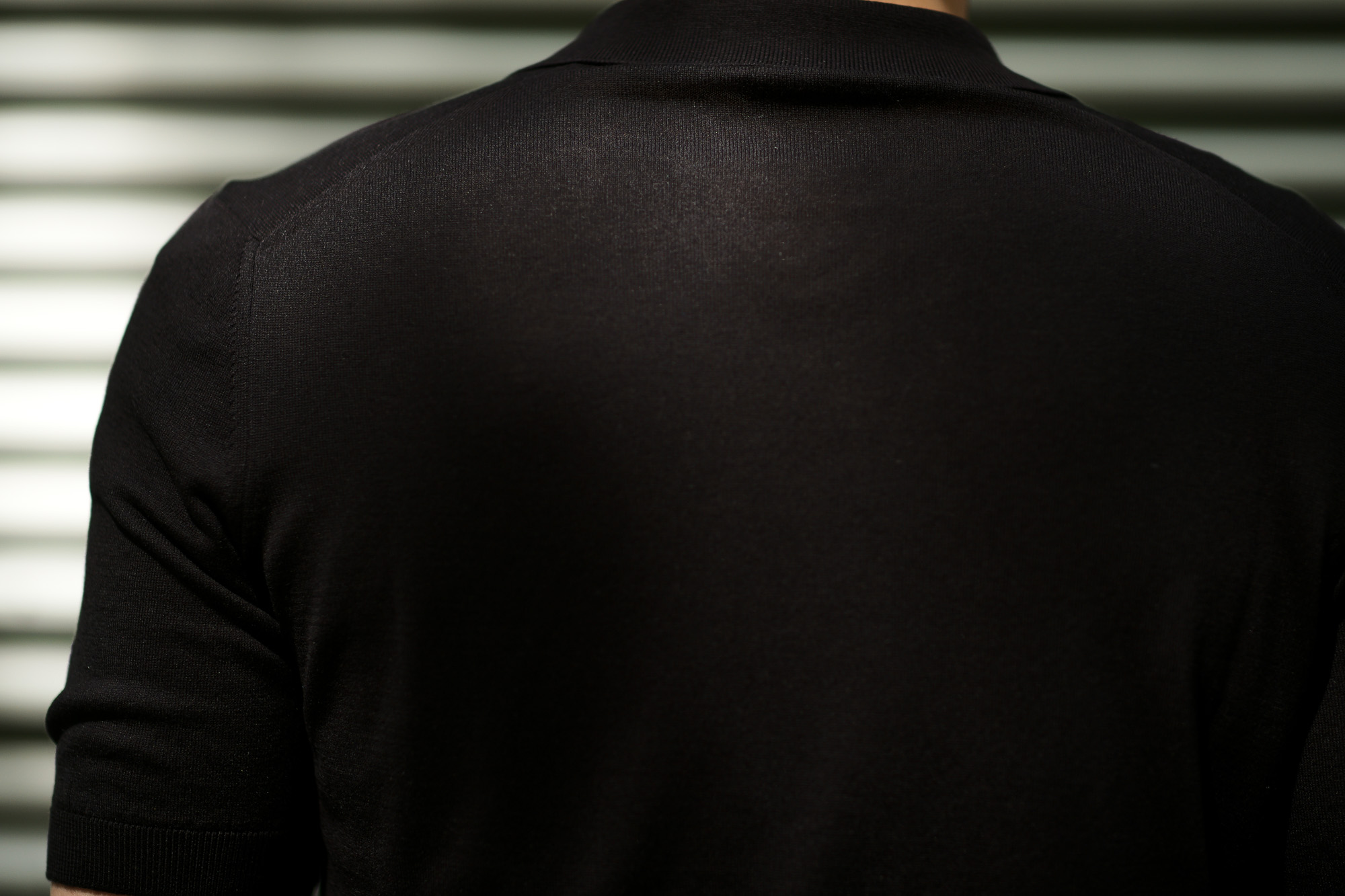Gran Sasso (グランサッソ) Silk Knit Polo Shirt (シルクニットポロシャツ) SETA (シルク 100%) シルク ニット ポロシャツ BLACK (ブラック・099) made in italy (イタリア製) 2020 春夏新作  愛知 名古屋 altoediritto アルトエデリット