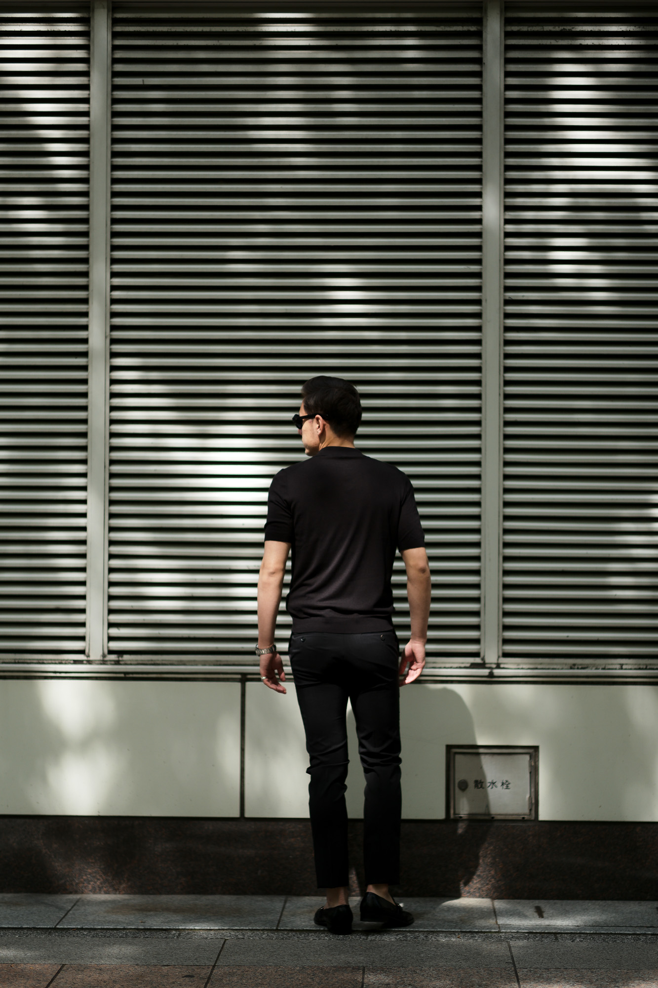 Gran Sasso (グランサッソ) Silk Knit Polo Shirt (シルクニット
