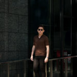 Gran Sasso (グランサッソ) Silk Knit Polo Shirt (シルクニットポロシャツ) SETA (シルク 100%) シルク ニット ポロシャツ GOLD (ゴールド・170) made in italy (イタリア製) 2020 春夏新作のイメージ