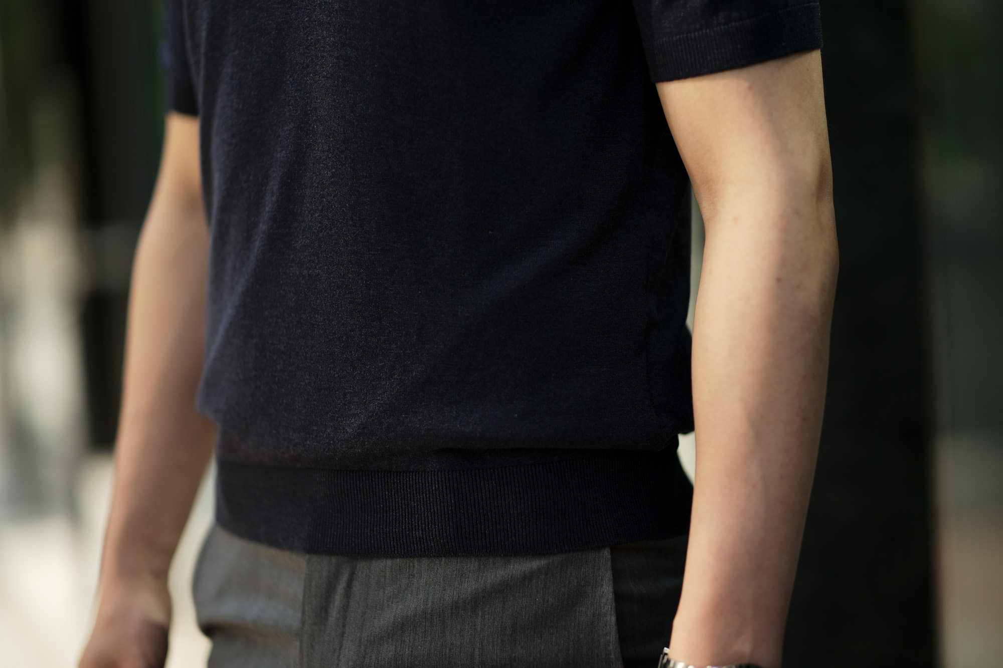 Gran Sasso (グランサッソ) Silk Knit Polo Shirt (シルクニットポロシャツ) SETA (シルク 100%) シルク ニット ポロシャツ NAVY (ネイビー・597) made in italy (イタリア製) 2020 春夏新作 愛知 名古屋 altoediritto アルトエデリット