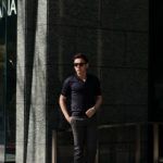 Gran Sasso (グランサッソ) Silk Knit Polo Shirt (シルクニットポロシャツ) SETA (シルク 100%) シルク ニット ポロシャツ NAVY (ネイビー・597) made in italy (イタリア製) 2020 春夏新作のイメージ