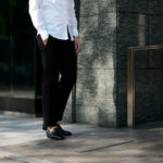 VIGANO(ヴィガーノ) WASHABLE SLACKS (ウォッシャブル スラックス) ウォッシャブル トロピカルウール テーパード スラックス BLACK (ブラック・998) MADE IN ITALY (イタリア製) 2020 春夏新作のイメージ