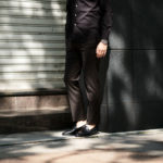 VIGANO(ヴィガーノ) WASHABLE SLACKS (ウォッシャブル スラックス) ウォッシャブル トロピカルウール テーパード スラックス BROWN (ブラウン・386) MADE IN ITALY (イタリア製) 2020 春夏新作のイメージ