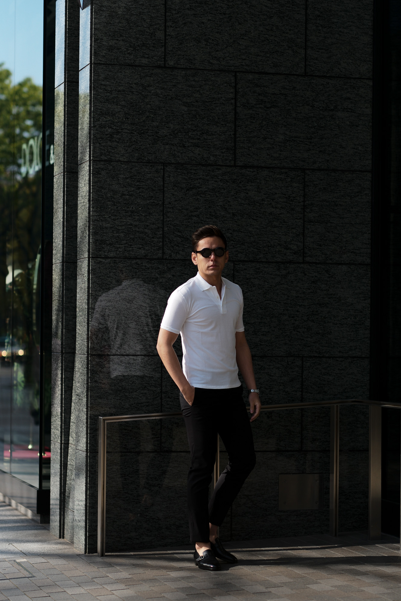 ZANONE(ザノーネ) Pique Polo Shirt ice cotton アイスコットン ピケポロシャツ WHITE (ホワイト・Z0001) made in italy (イタリア製