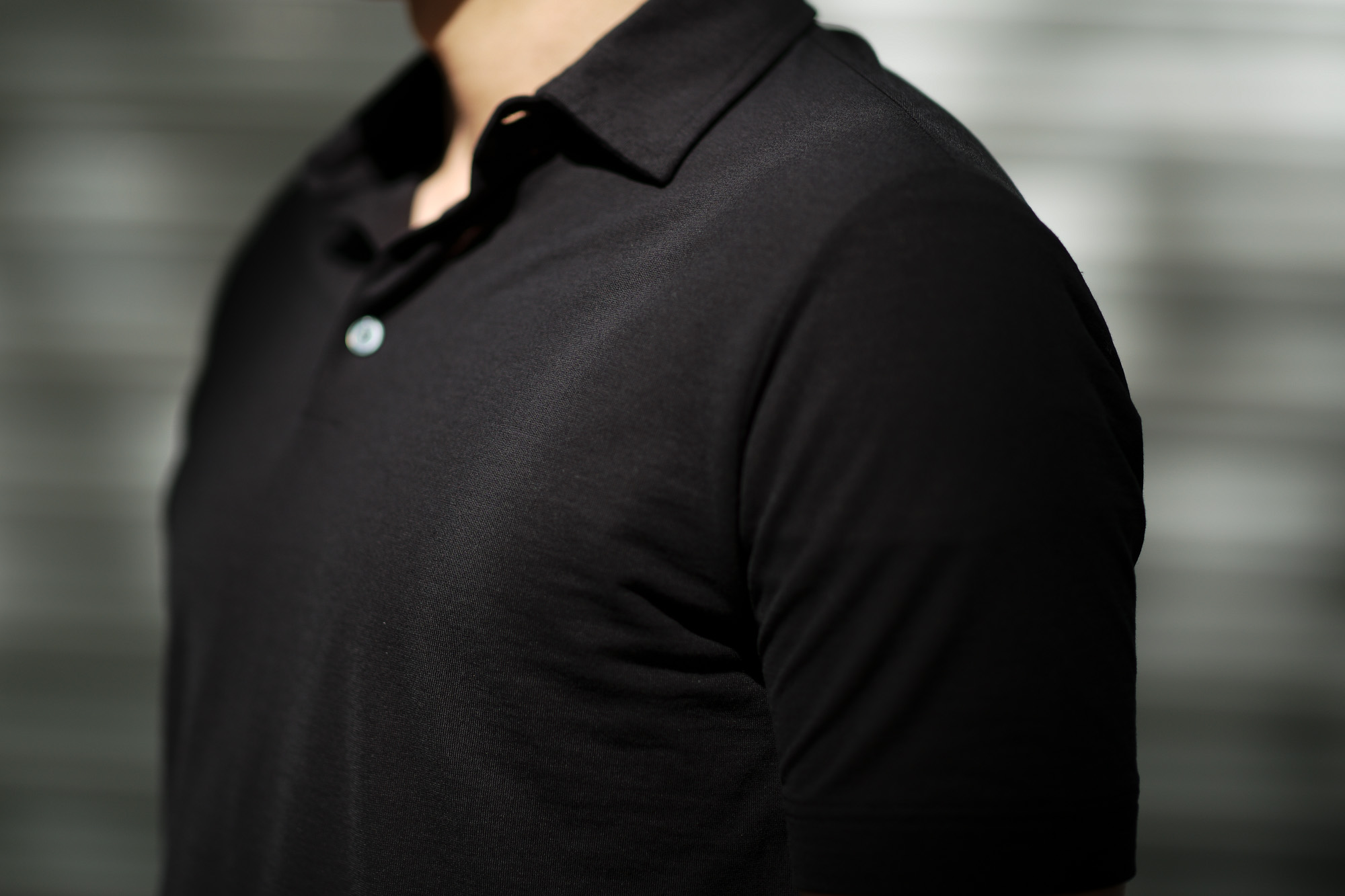 ZANONE(ザノーネ) Polo Shirt ice cotton アイスコットン ポロシャツ BLACK (ブラック・Z0015) made in italy (イタリア製) 2020春夏新作 愛知 名古屋 altoediritto アルトエデリット