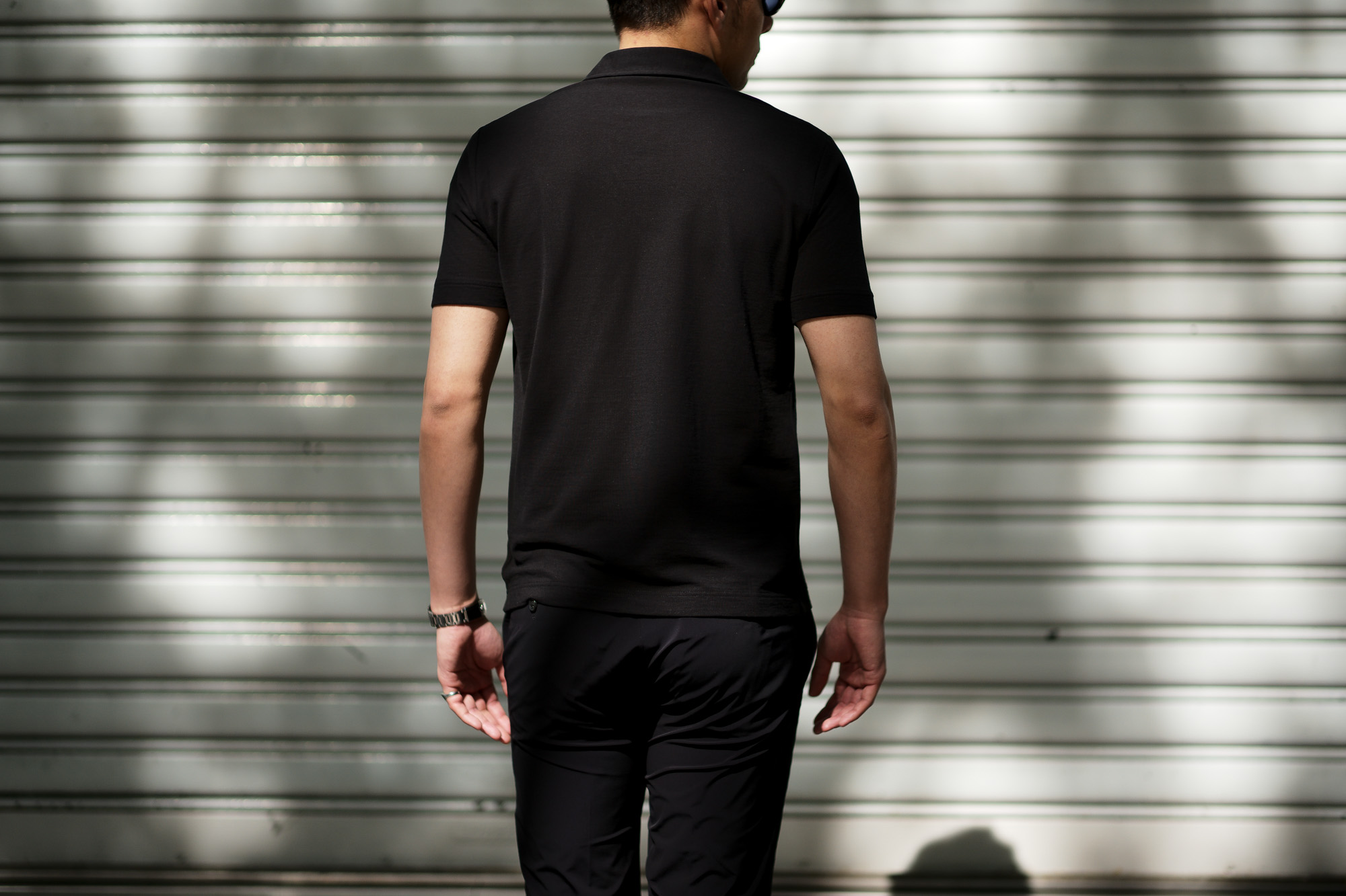 ZANONE(ザノーネ) Polo Shirt ice cotton アイスコットン ポロシャツ BLACK (ブラック・Z0015) made in italy (イタリア製) 2020春夏新作 愛知 名古屋 altoediritto アルトエデリット