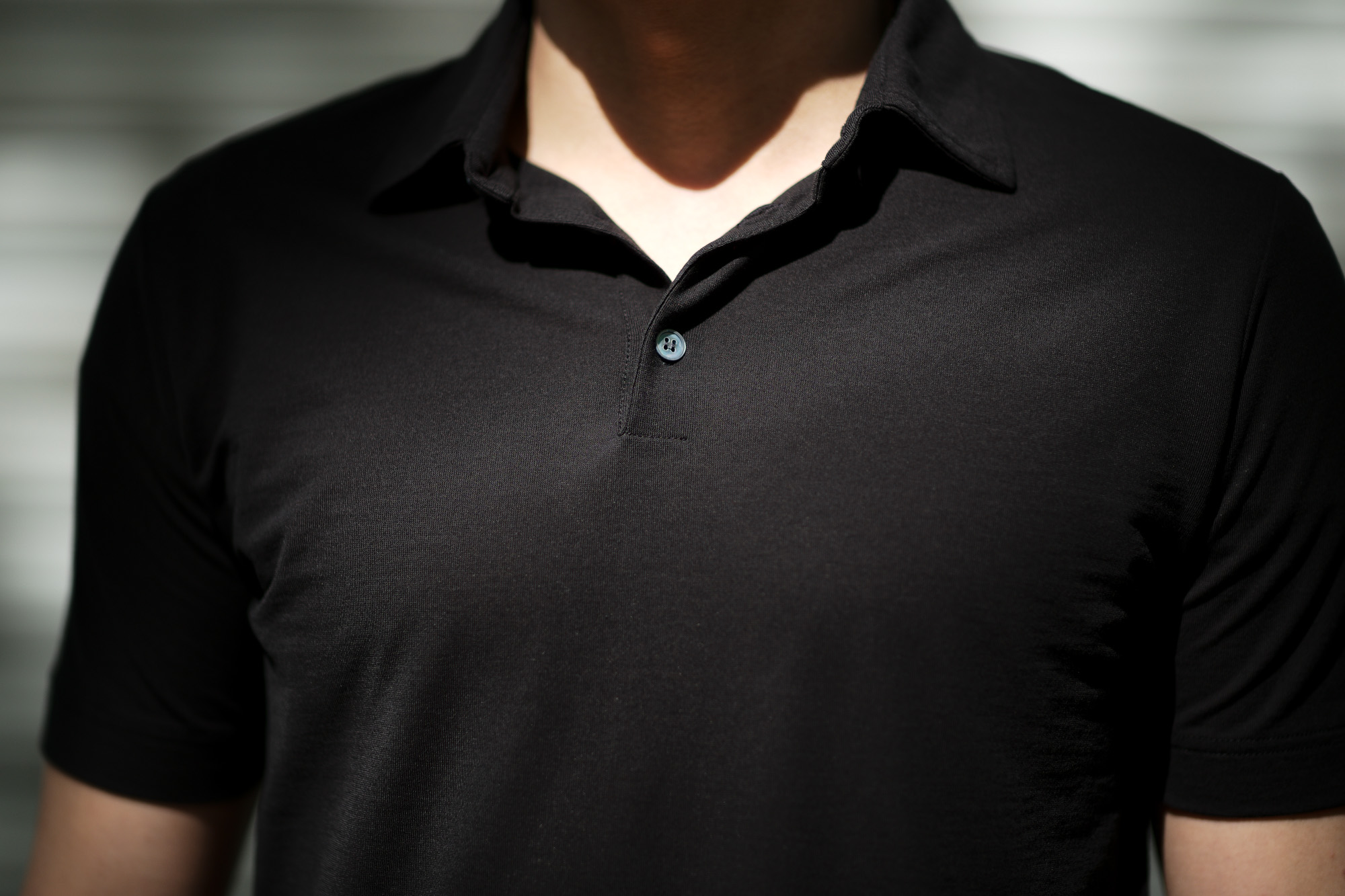 ZANONE(ザノーネ) Polo Shirt ice cotton アイスコットン ポロシャツ BLACK (ブラック・Z0015) made in italy (イタリア製) 2020春夏新作 愛知 名古屋 altoediritto アルトエデリット