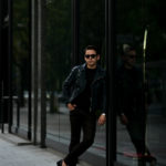 ISAMU KATAYAMA BACKLASH (イサムカタヤマ バックラッシュ) ITALY SHOULDER GARMENT DYED DOUBLE RIDERS No.AL1498-10 (イタリー ショルダー ガーメントダイ ダブルライダース) レザー ダブル ライダース ジャケット NIGHT EMERALD (ナイトエメラルド) MADE IN JAPAN (日本製) 2020 秋冬 【Special Color】【Alto e Diritto別注】【ご予約開始】のイメージ