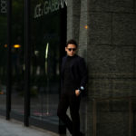 BELVEST (ベルベスト) LIGHTWEIGHT CAPSULE DOUBLE JACKET 2PATCH WOOL × CASHMERE フラノウールカシミア ダブルジャケット CHARCOAL (チャコール) Made in italy (イタリア製) 2020 秋冬 【ご予約受付中】のイメージ