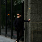 BELVEST (ベルベスト) LIGHTWEIGHT CAPSULE DOUBLE JACKET 2PATCH WOOL × CASHMERE フラノウールカシミア ダブルジャケット CHARCOAL (チャコール) Made in italy (イタリア製) 2020 秋冬 【ご予約受付中】のイメージ