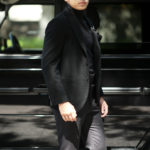 cuervo bopoha (クエルボ ヴァローナ)  Sartoria Collection (サルトリア コレクション) Lobb (ロブ) Cashmere カシミア 3B ジャケット BLACK (ブラック) MADE IN JAPAN (日本製) 2020 秋冬 【ご予約開始】のイメージ