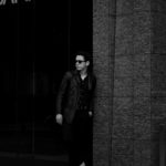 cuervo bopoha (クエルボ ヴァローナ) Satisfaction Leather Collection (サティスファクション レザー コレクション) Vincent (ヴィンセント) BUFFALO LEATHER (バッファロー レザー) レザー Pコート BLACK (ブラック) MADE IN JAPAN (日本製) 2020 秋冬のイメージ