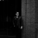 cuervo bopoha (クエルボ ヴァローナ) Satisfaction Leather Collection (サティスファクション レザー コレクション) Vincent (ヴィンセント) BUFFALO LEATHER (バッファロー レザー) レザー Pコート BLACK (ブラック) MADE IN JAPAN (日本製) 2020 秋冬のイメージ