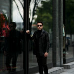 cuervo bopoha (クエルボ ヴァローナ) Satisfaction Leather Collection (サティスファクション レザー コレクション) Vincent (ヴィンセント) BUFFALO LEATHER (バッファロー レザー) レザー Pコート BLACK (ブラック) MADE IN JAPAN (日本製) 2020 秋冬 【ご予約開始】のイメージ