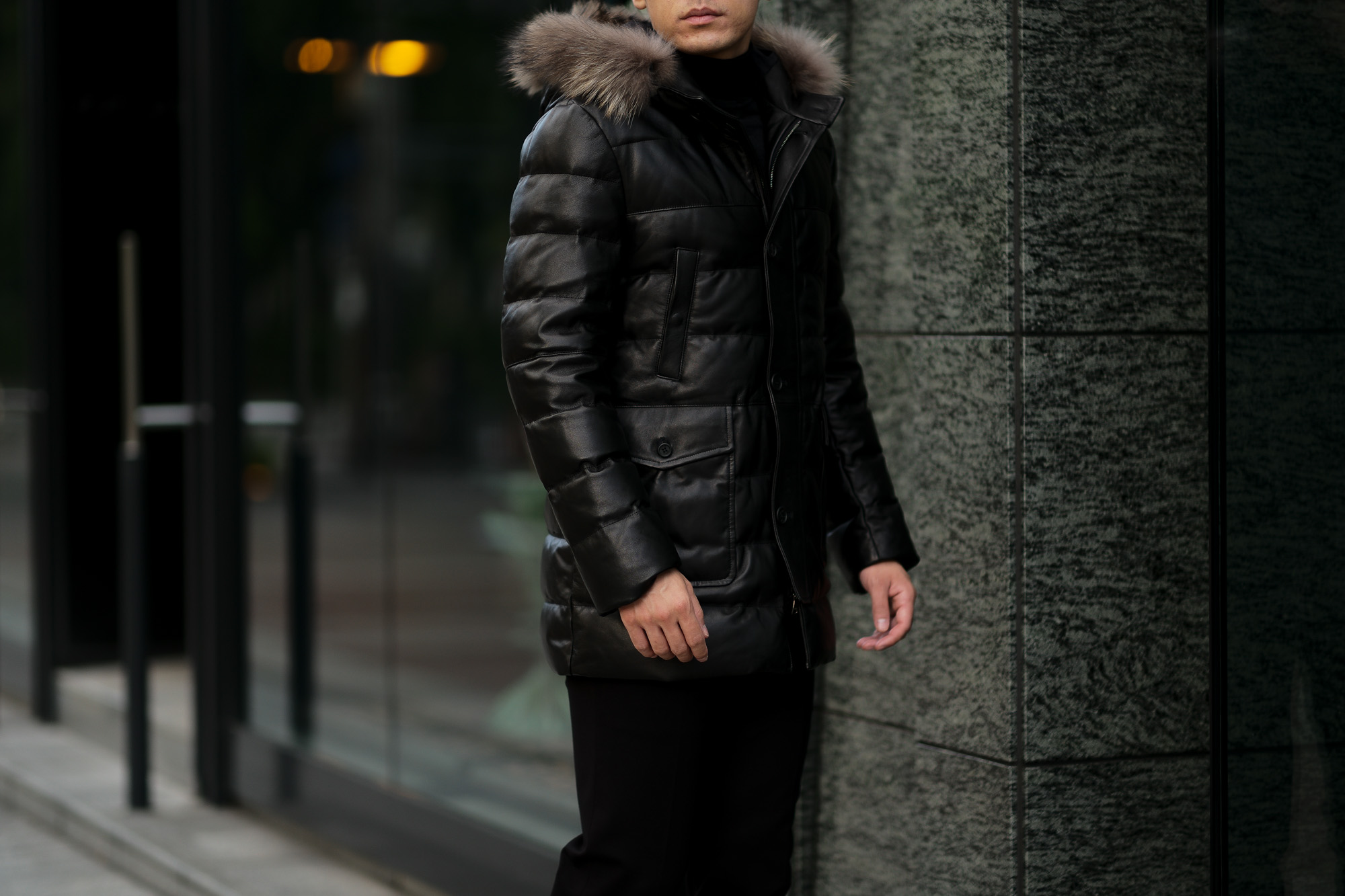EMMETI(エンメティ) THIAGO (ティアゴ) Lambskin Nappa Silk Leather