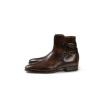 ENZO BONAFE(エンツォボナフェ) ART.3995 Double strap boot BONAUDO MUSEUM CALF ボナウド社ミュージアムカーフ ダブルストラップブーツ DARK BROWN (ダークブラウン) made in italy (イタリア製) 2020 秋冬新作のイメージ
