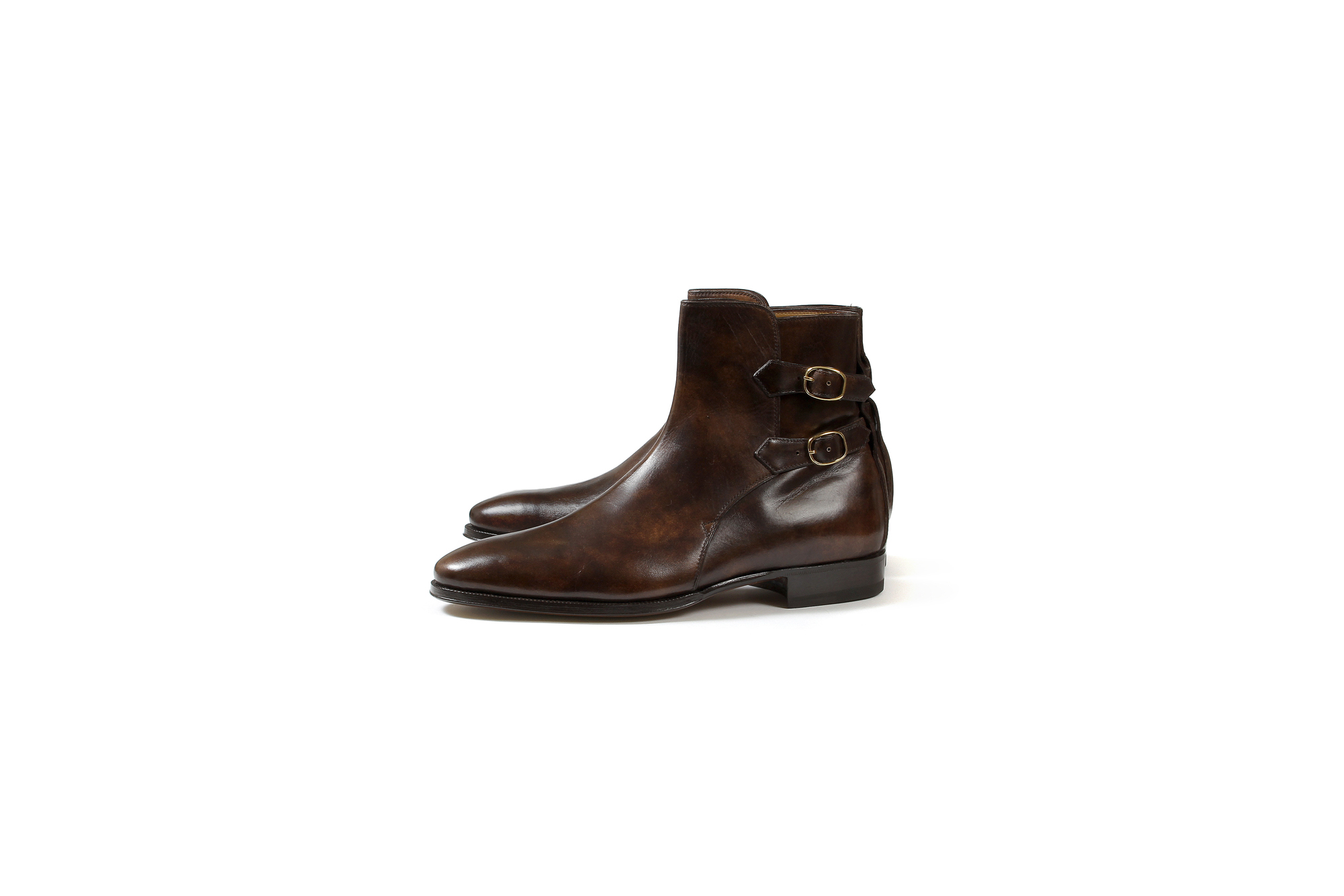 ENZO BONAFE(エンツォボナフェ) ART.3995 Double strap boot BONAUDO MUSEUM CALF ボナウド社ミュージアムカーフ ダブルストラップブーツ DARK BROWN (ダークブラウン) made in italy (イタリア製) 2020 秋冬新作 【入荷しました】【フリー分発売開始】愛知 名古屋 altoediritto アルトエデリット ブーツ