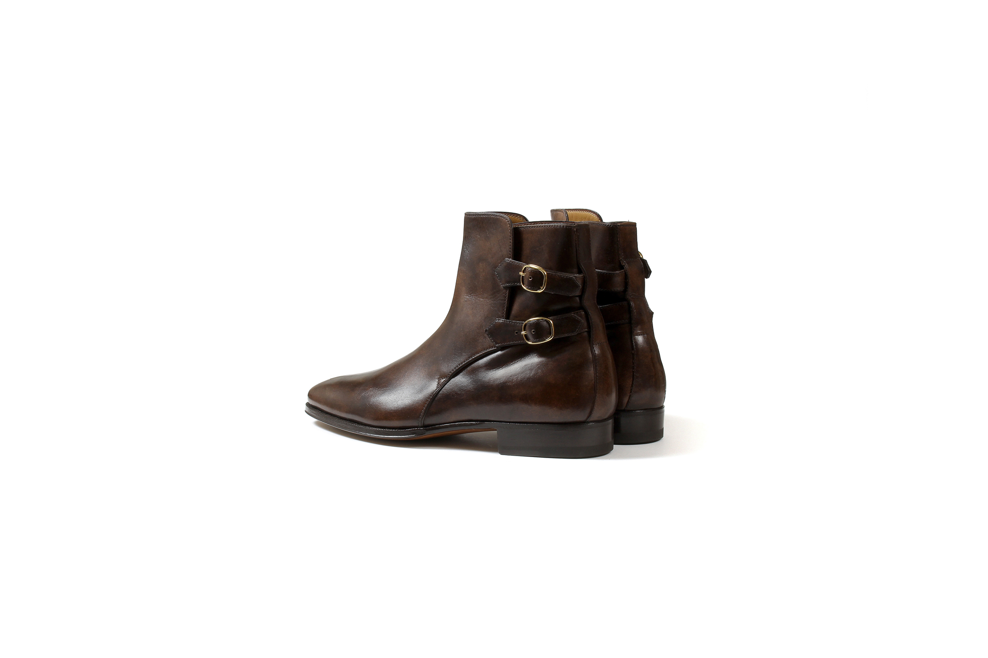 ENZO BONAFE(エンツォボナフェ) ART.3995 Double strap boot BONAUDO MUSEUM CALF ボナウド社ミュージアムカーフ ダブルストラップブーツ DARK BROWN (ダークブラウン) made in italy (イタリア製) 2020 秋冬新作 【入荷しました】【フリー分発売開始】愛知 名古屋 altoediritto アルトエデリット ブーツ