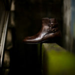 ENZO BONAFE(エンツォボナフェ) ART.3995 Double strap boot BONAUDO MUSEUM CALF ボナウド社ミュージアムカーフ ダブルストラップブーツ DARK BROWN (ダークブラウン) made in italy (イタリア製) 2020 秋冬新作のイメージ