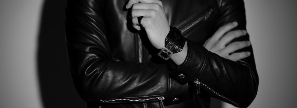 FIXER(フィクサー) CROCODILE LEATHER BRACELET 925 STERLING SILVER(925 スターリングシルバー) クロコダイル レザー ブレスレット BLACK (ブラック) 2020　【ご予約開始します】【2020.6.27(Sat)～2020.7.12(Sun)】 愛知 名古屋 altoediritto アルトエデリット クロコダイル ブレスレット バングル