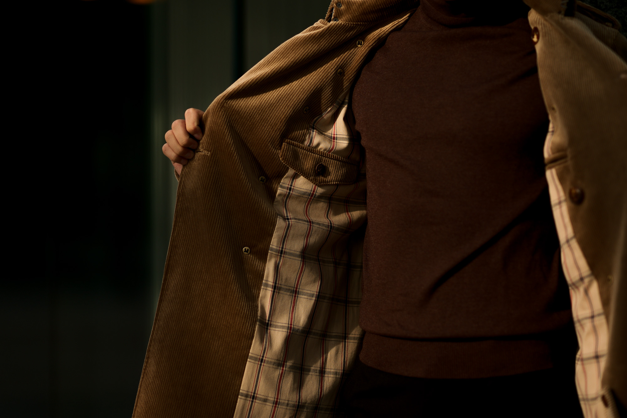 GRENFELL (グレンフェル) KENSINGTON2 CORDUROY (ケンジントン2 コーデュロイ) コーデュロイ トレンチコート BEIGE (ベージュ・33) Made in England (イギリス製) 2020 秋冬 【ご予約受付中】