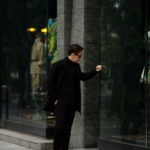 ISAIA (イザイア) CAPPOTTO (カッポット) グレンチェック フラノウール カーコート BLACK (ブラック・990) Made in italy (イタリア製) 2020 秋冬 【ご予約受付中】のイメージ