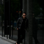 ISAMU KATAYAMA BACKLASH The Line (イサムカタヤマ バックラッシュ ザ・ライン) GUIDI CALF DOWN JACKET (グイディ カーフ ダウンジャケット) 925 STERLING SILVER (925 スターリングシルバー) レザー ダウン ジャケット BLACK (ブラック) MADE IN JAPAN (日本製) 2020 秋冬新作 【入荷しました】【フリー分発売開始】のイメージ