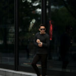 RIVORA (リヴォラ) Cashmere Mohair Silk Round Neck (ラウンドネック セーター) カシミア モヘア シルク ニット クルーネックセーター BLACK (ブラック・010) MADE IN JAPAN (日本製) 2020秋冬 【ご予約受付中】のイメージ