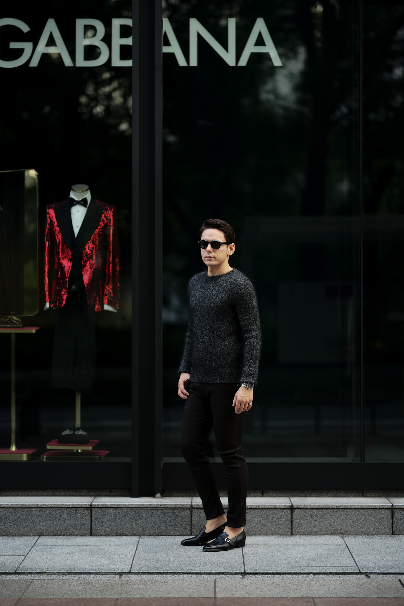 RIVORA (リヴォラ) Cashmere Mohair Silk Round Neck (ラウンドネック セーター) カシミア モヘア シルク ニット クルーネックセーター BLACK (ブラック・010) MADE IN JAPAN (日本製) 2020秋冬 【ご予約受付中】愛知 名古屋 altoediritto アルトエデリット カシミヤ モヘア シルク クルーネック タートルネック 栗生田弓 YUMIAOTA altoediritto アルトエデリット ニット